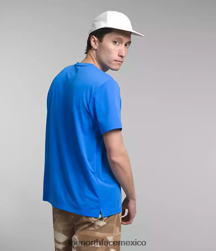 The North Face ropa NFHLJL1263 azul optico hombres deambular de manga corta