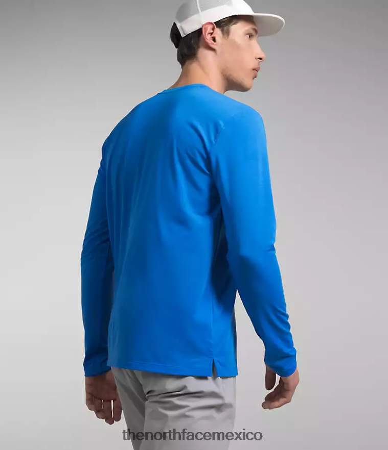 The North Face ropa NFHLJL22 azul optico hombres pasear de manga larga