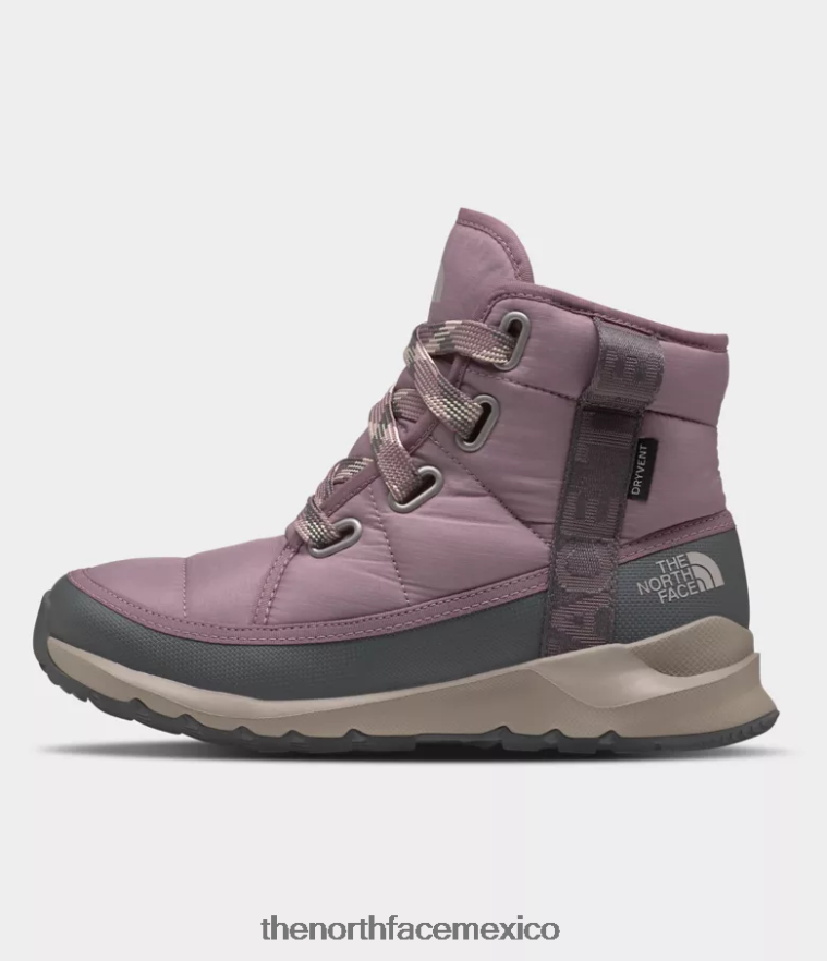 The North Face calzado NFHLJL813 gris leonado/gris asfalto mujer botas impermeables de lujo con cordones thermoball