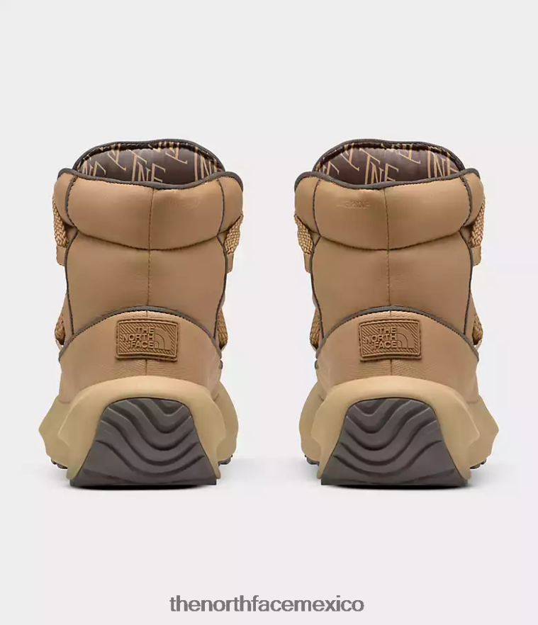 The North Face calzado NFHLJL855 mantequilla de almendras/marrón halcón mujer botas impermeables de encaje halseigh thermoball