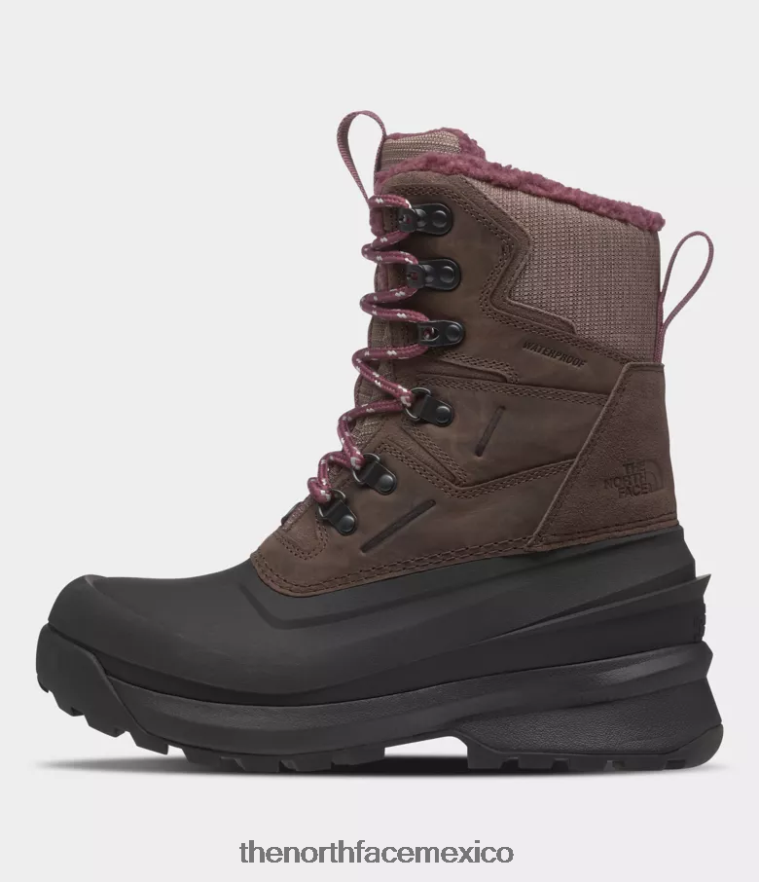 The North Face calzado NFHLJL947 gris pardo intenso/negro tnf mujer botas impermeables chilkat v 400