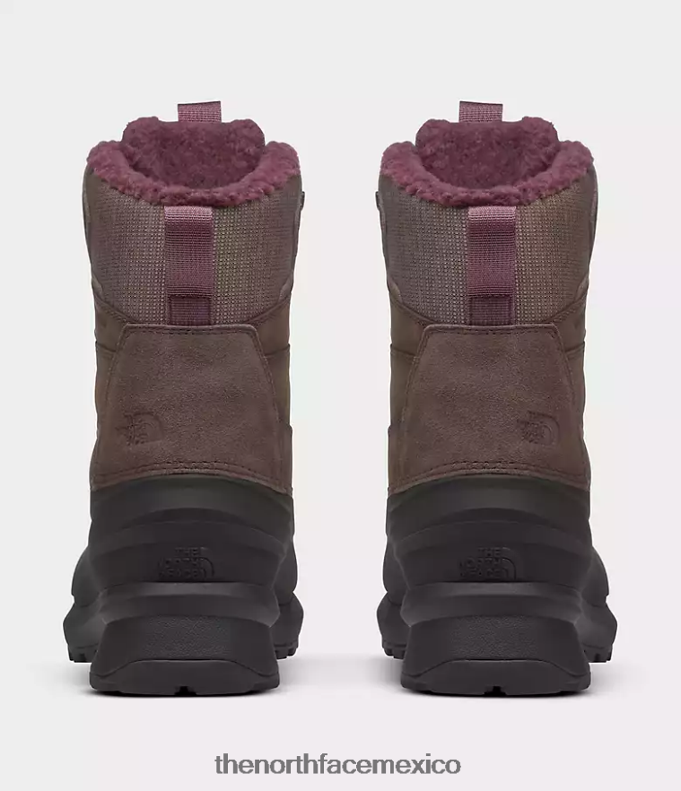 The North Face calzado NFHLJL947 gris pardo intenso/negro tnf mujer botas impermeables chilkat v 400