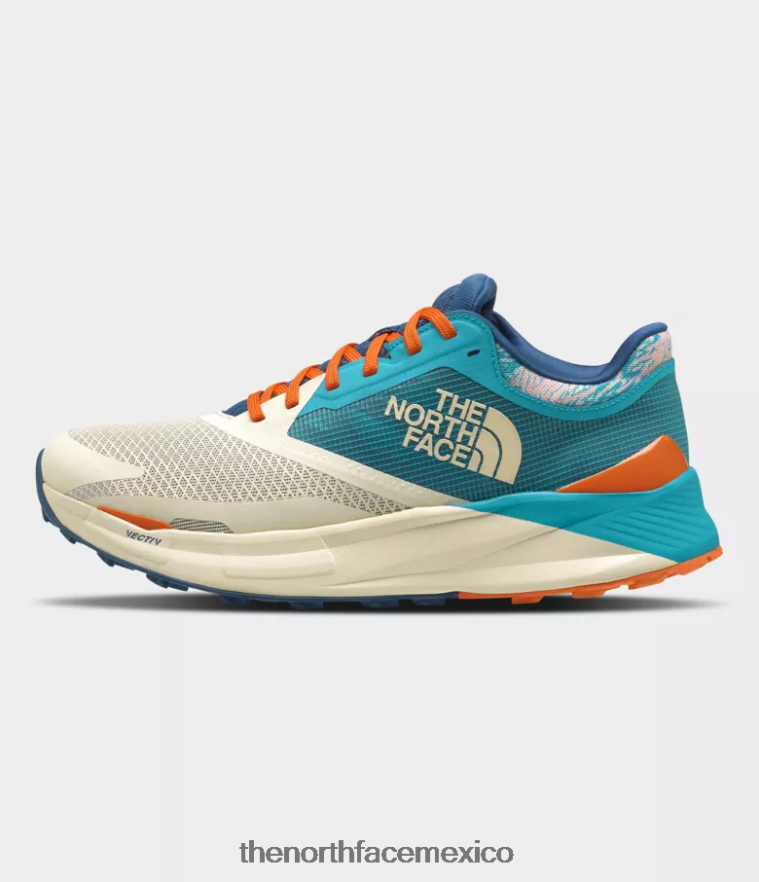 The North Face calzado NFHLJL387 estampado de senderos encantados de melocotón tropical/impresión azul súper sónica del orgullo mujer zapatillas vectiv enduris 3