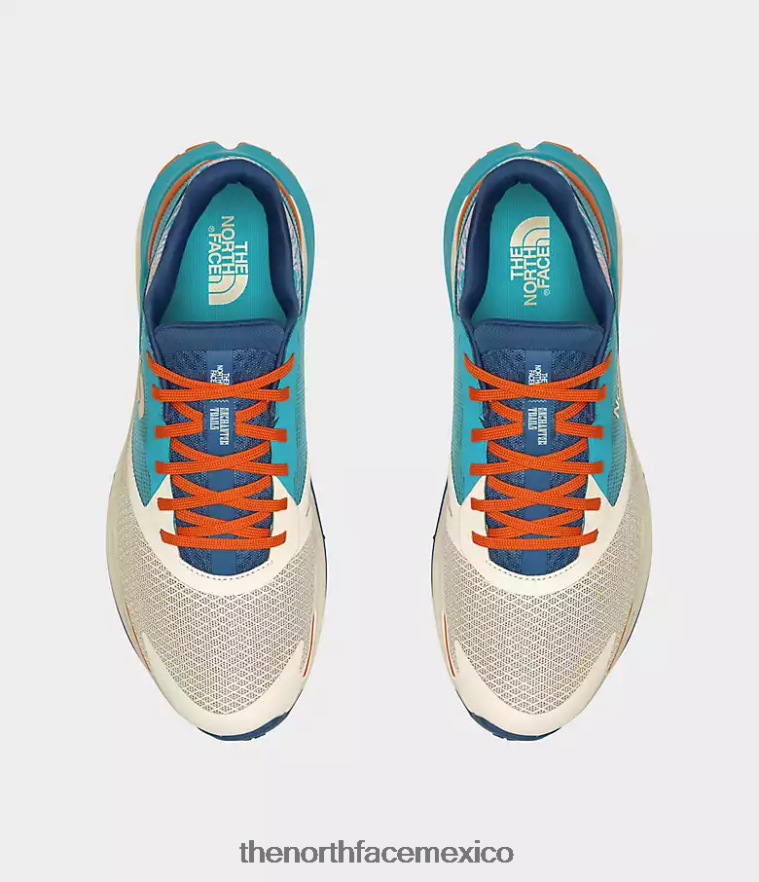 The North Face calzado NFHLJL387 estampado de senderos encantados de melocotón tropical/impresión azul súper sónica del orgullo mujer zapatillas vectiv enduris 3