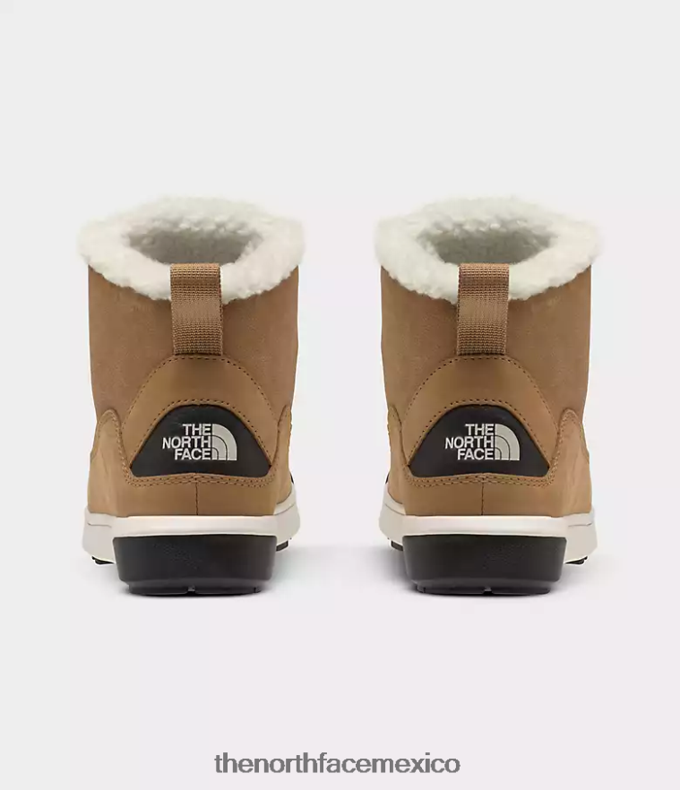 The North Face calzado NFHLJL1101 mantequilla de almendras/tnf negra mujer botas impermeables sierra de encaje medio