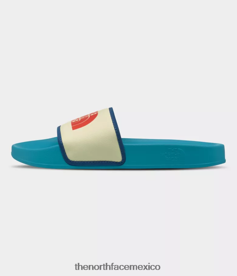 The North Face calzado NFHLJL576 pájaro azul/sorbete de pera mujer toboganes del campamento base iii