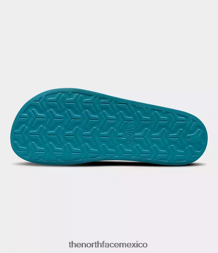 The North Face calzado NFHLJL576 pájaro azul/sorbete de pera mujer toboganes del campamento base iii