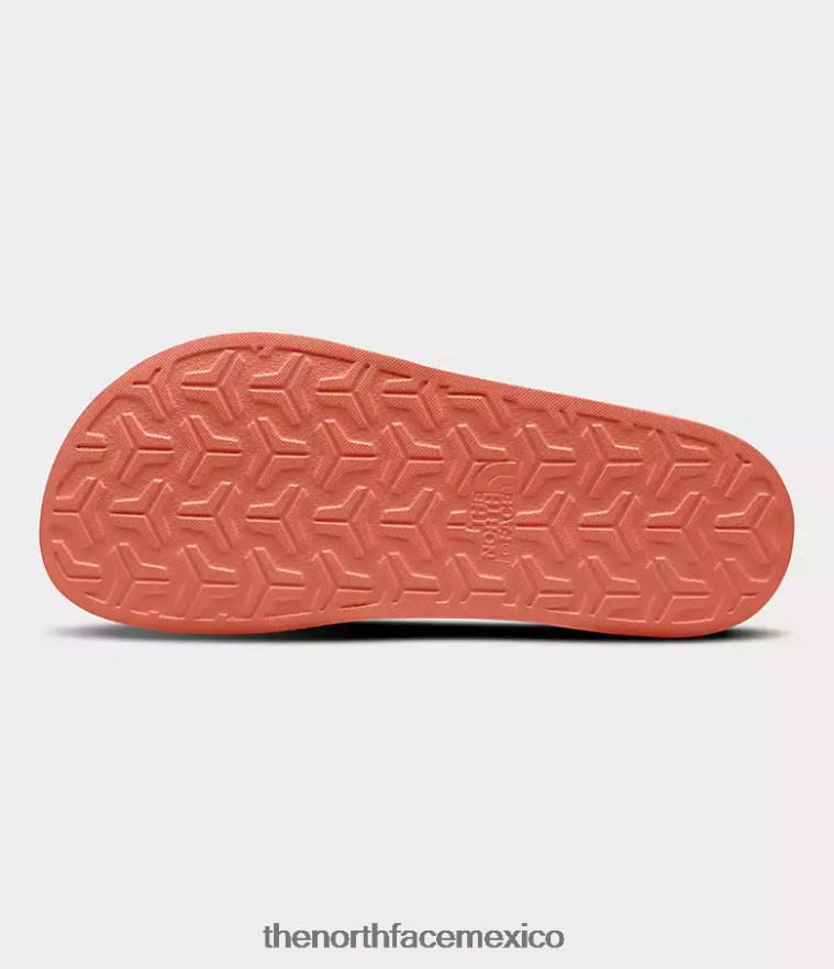 The North Face calzado NFHLJL577 naranja coral polvoriento/blanco tnf mujer toboganes del campamento base iii