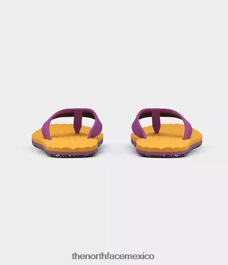 The North Face calzado NFHLJL64 cumbre del campamento base flor de cactus dorada/púrpura mujer mini zapatillas sin cordones base camp ii