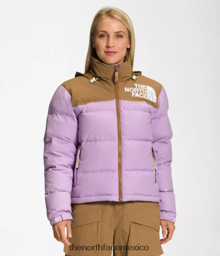 The North Face ropa NFHLJL1015 lupino/marrón utilitario mujer 92 chaqueta nuptse de baja fidelidad y alta tecnología
