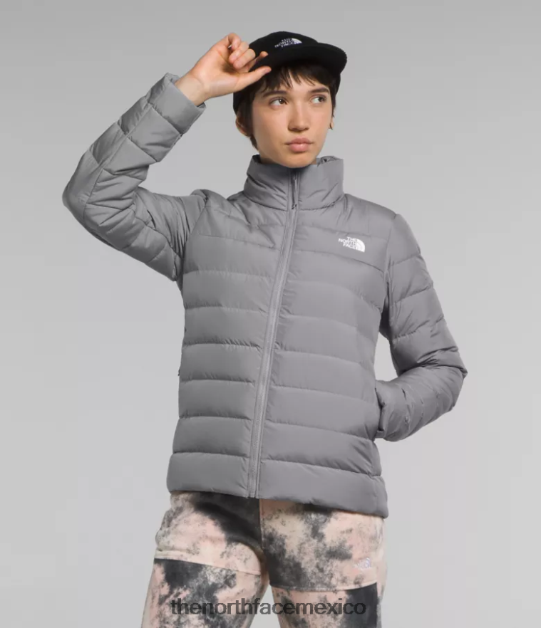 The North Face ropa NFHLJL433 fusionar gris mujer chaqueta aconcagua 3