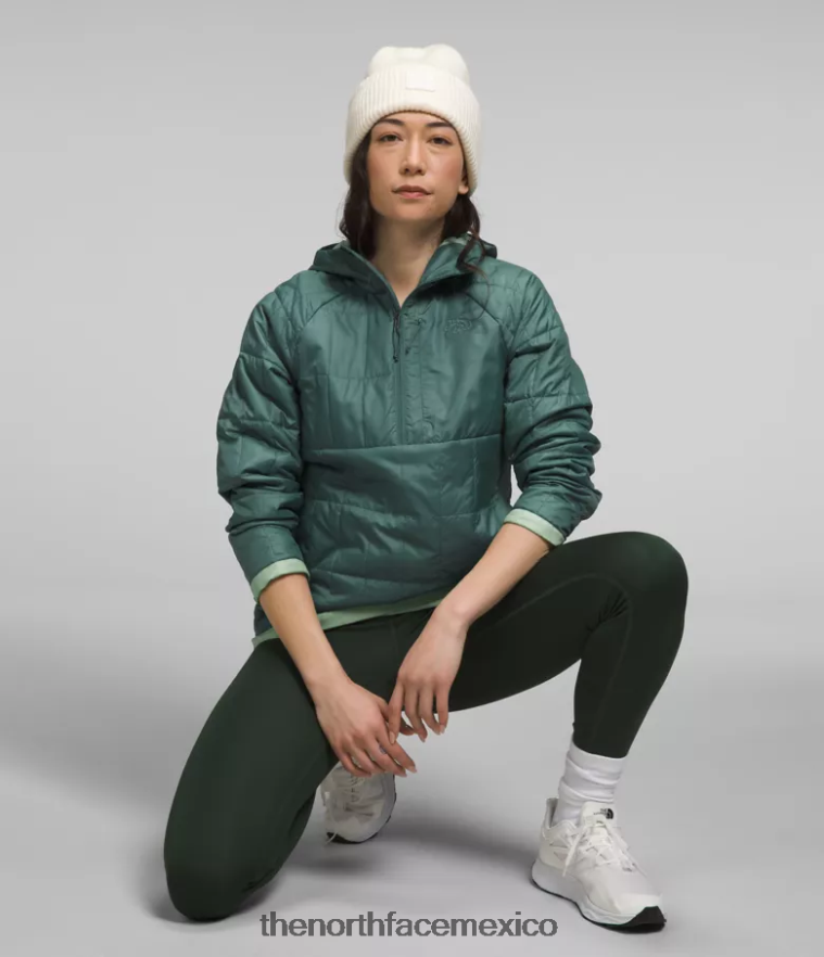 The North Face ropa NFHLJL505 salvia oscura/salvia brumosa mujer jersey circaloft con cremallera