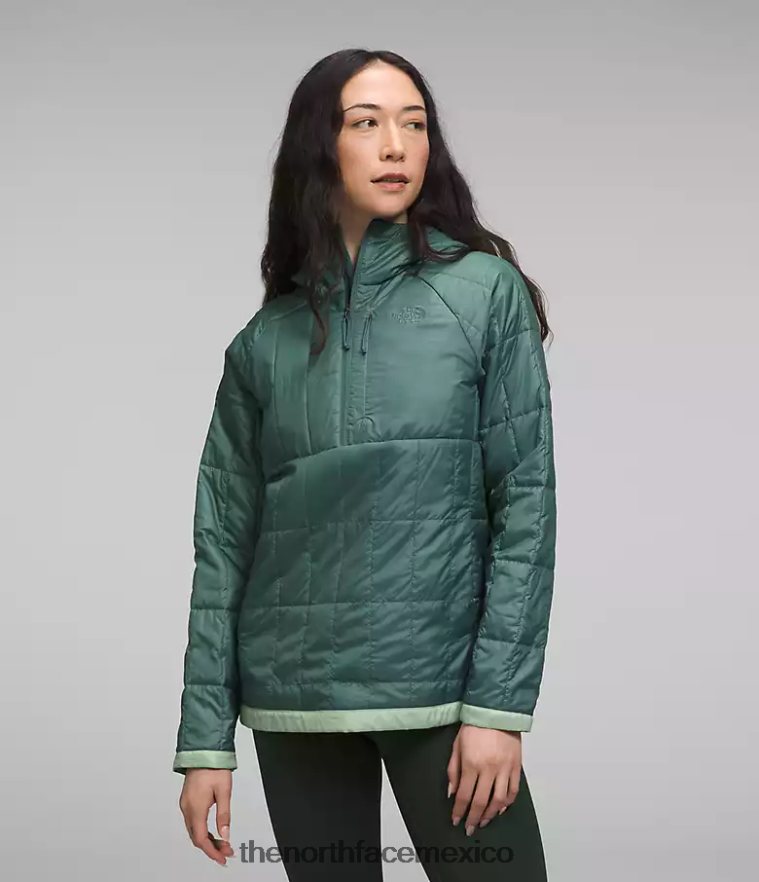 The North Face ropa NFHLJL505 salvia oscura/salvia brumosa mujer jersey circaloft con cremallera