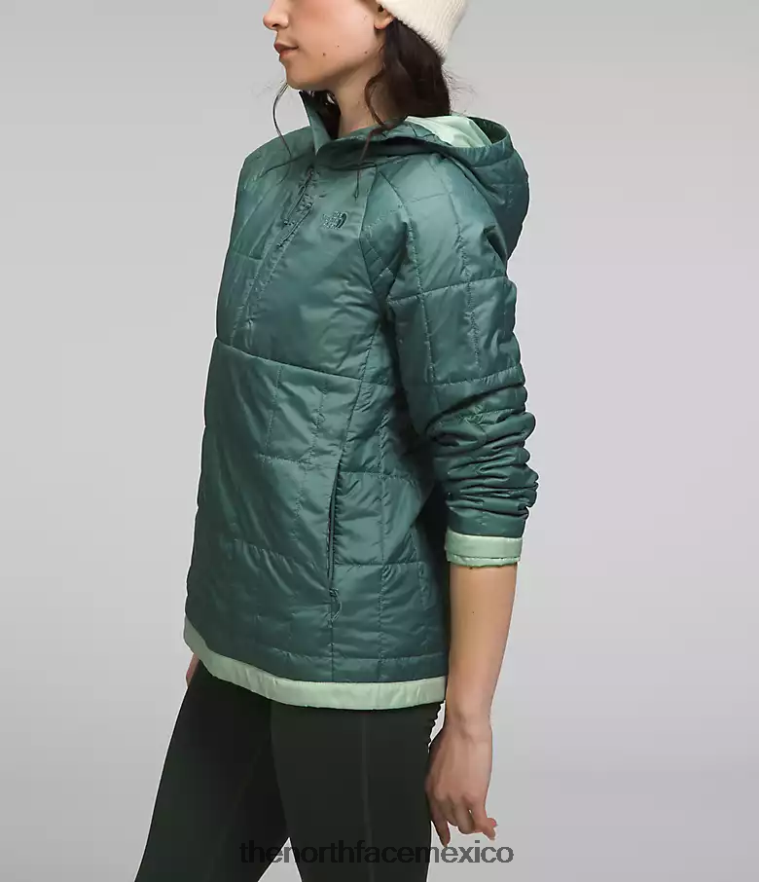 The North Face ropa NFHLJL505 salvia oscura/salvia brumosa mujer jersey circaloft con cremallera