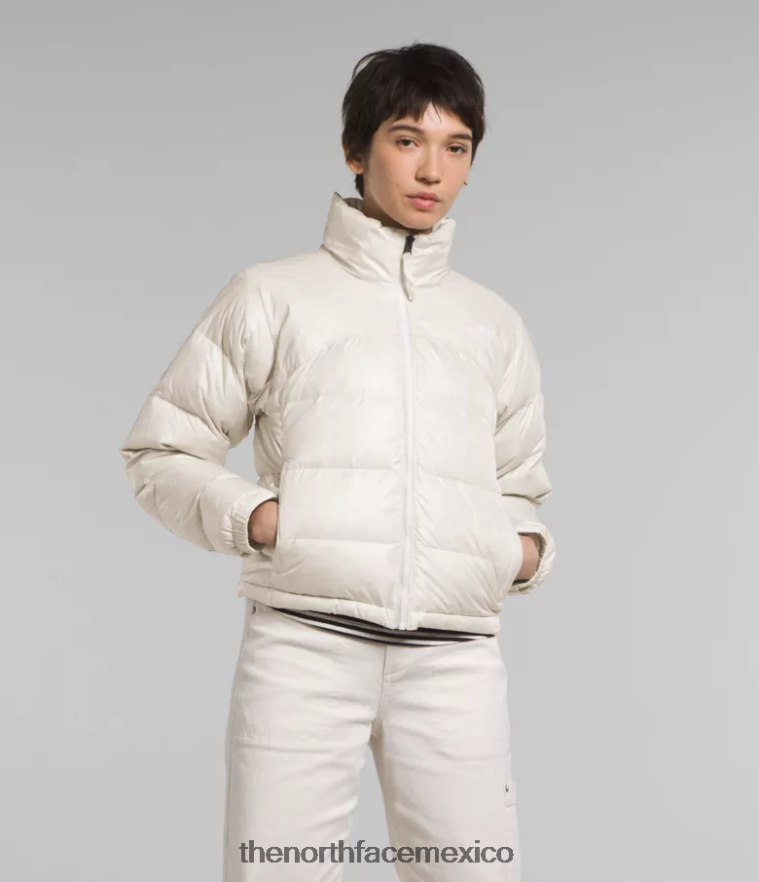 The North Face ropa NFHLJL802 gardenia blanca mujer chaqueta nuptse retro 2000