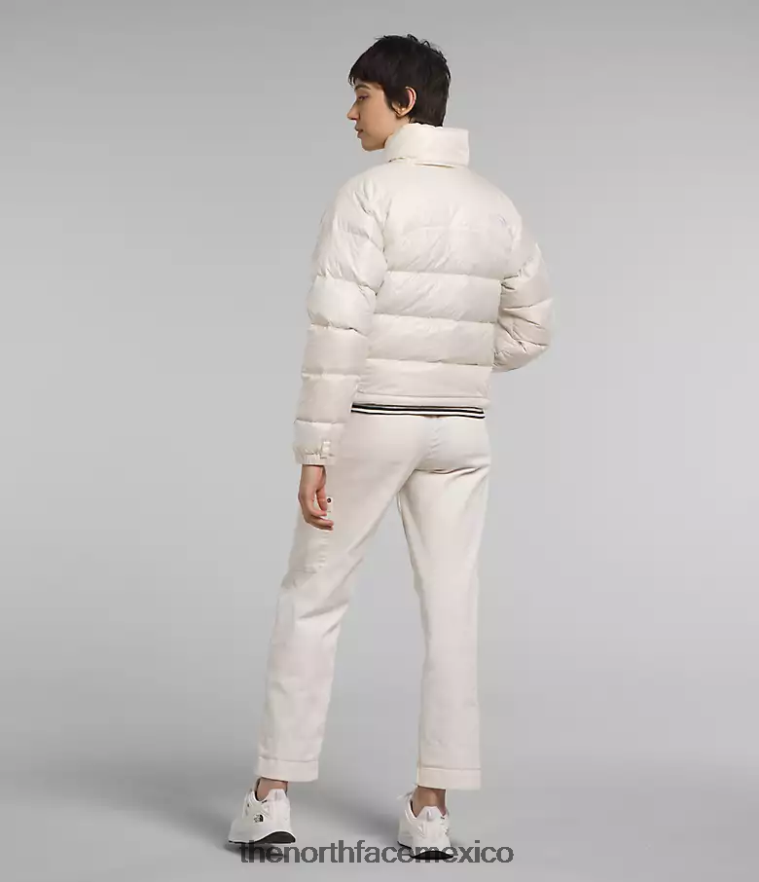 The North Face ropa NFHLJL802 gardenia blanca mujer chaqueta nuptse retro 2000