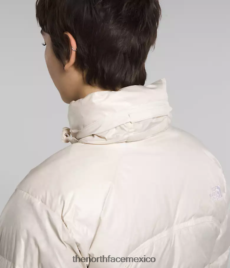 The North Face ropa NFHLJL802 gardenia blanca mujer chaqueta nuptse retro 2000