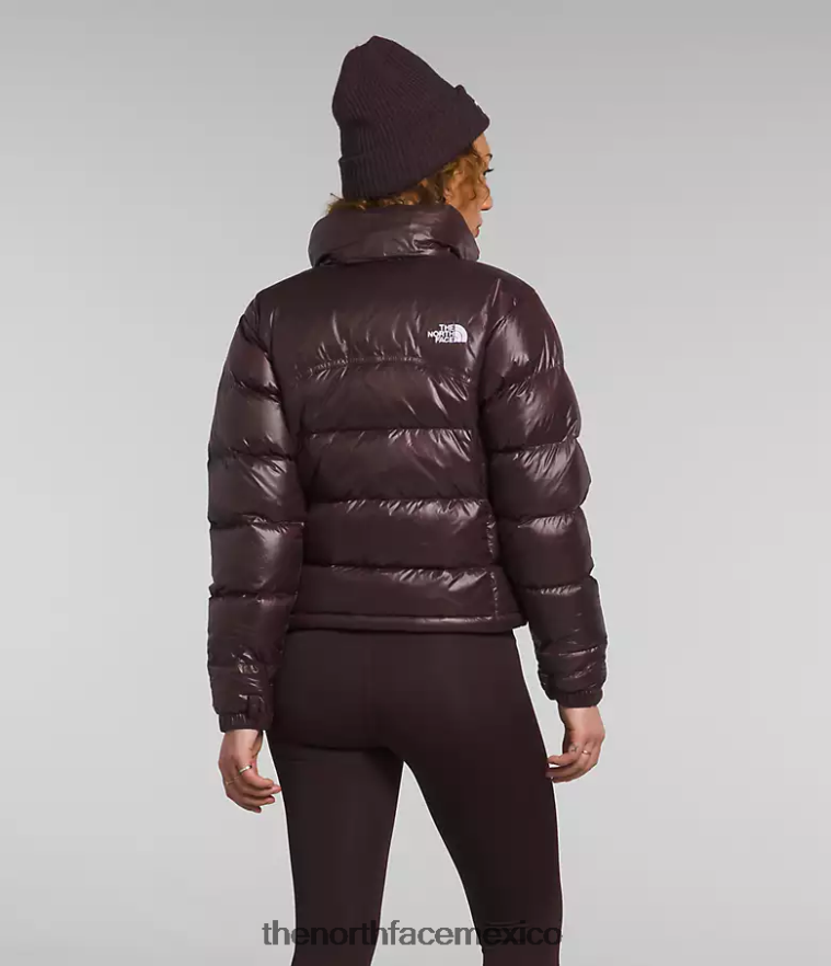 The North Face ropa NFHLJL804 marrón carbón mujer chaqueta nuptse retro 2000