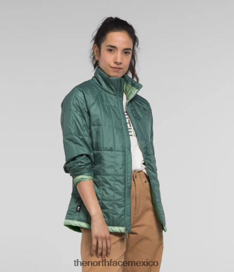 The North Face ropa NFHLJL936 salvia oscura/salvia brumosa mujer chaqueta circaloft