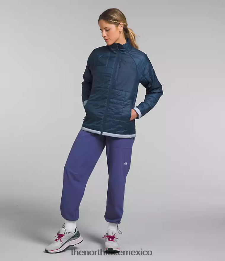 The North Face ropa NFHLJL939 azul sombreado/bígaro polvoriento mujer chaqueta circaloft