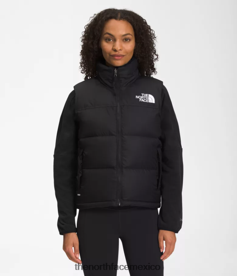 The North Face ropa NFHLJL429 tnf reciclado negro mujer chaleco retro nuptse 1996