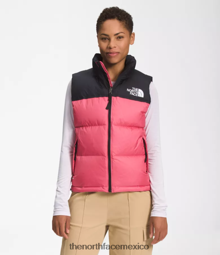 The North Face ropa NFHLJL430 rosa cosmos mujer chaleco retro nuptse 1996