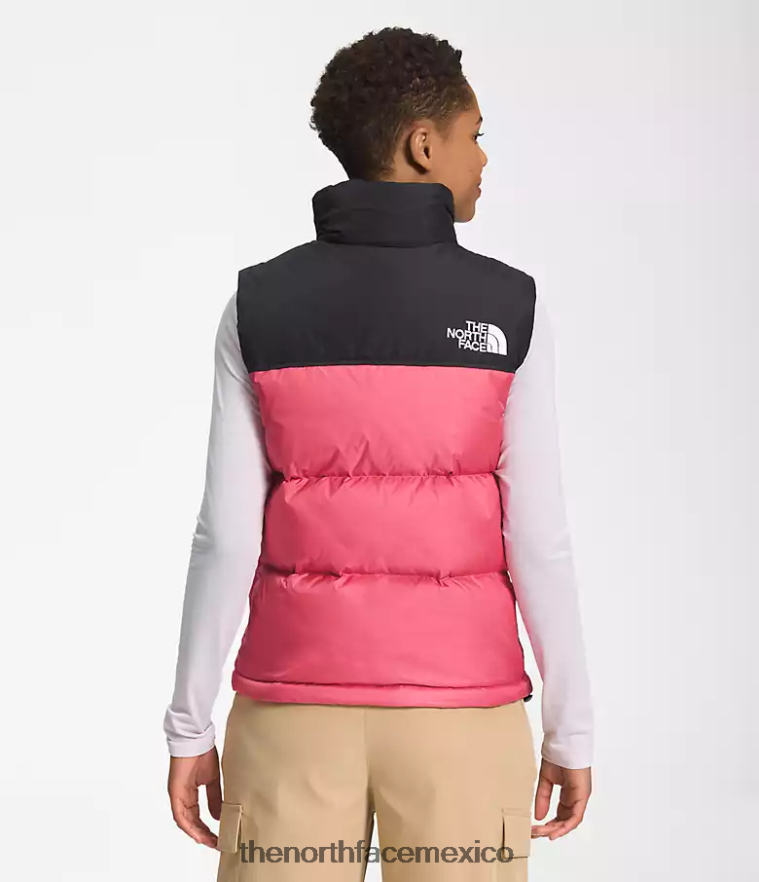 The North Face ropa NFHLJL430 rosa cosmos mujer chaleco retro nuptse 1996