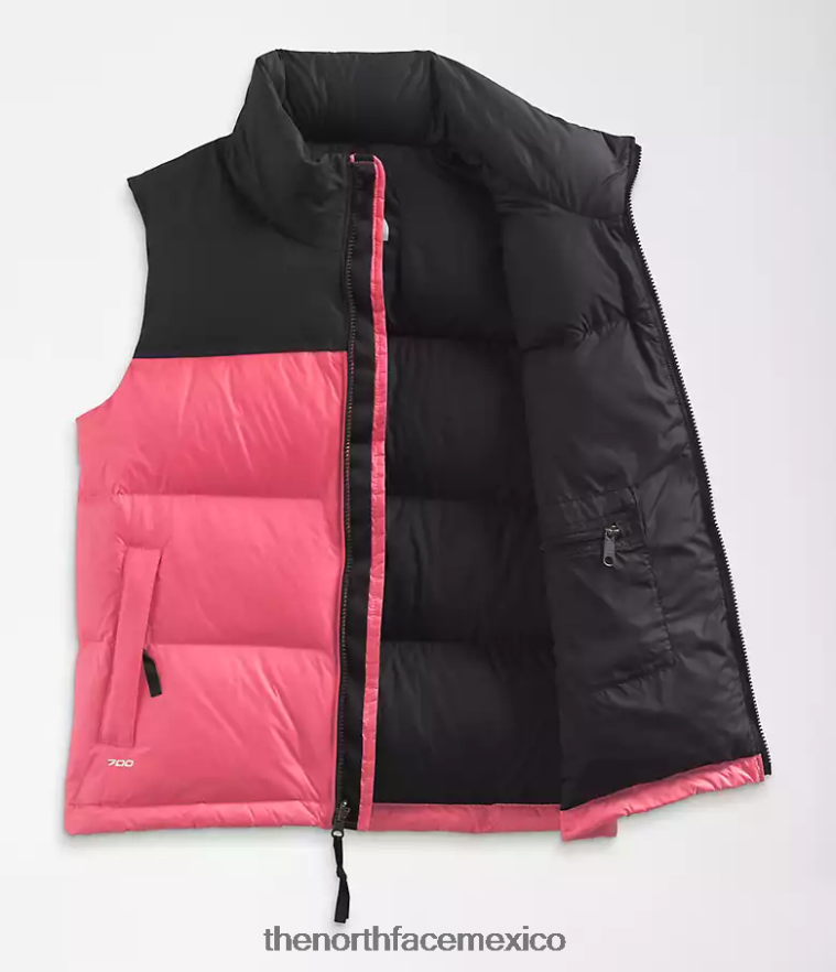 The North Face ropa NFHLJL430 rosa cosmos mujer chaleco retro nuptse 1996