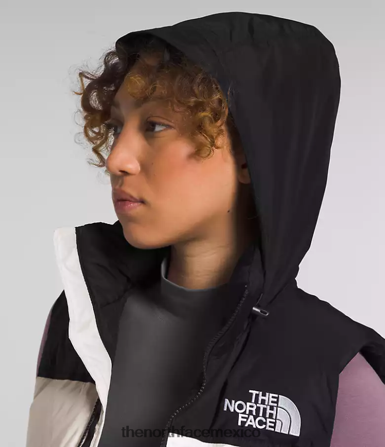 The North Face ropa NFHLJL431 gardenia blanco/tnf negro mujer chaleco retro nuptse 1996