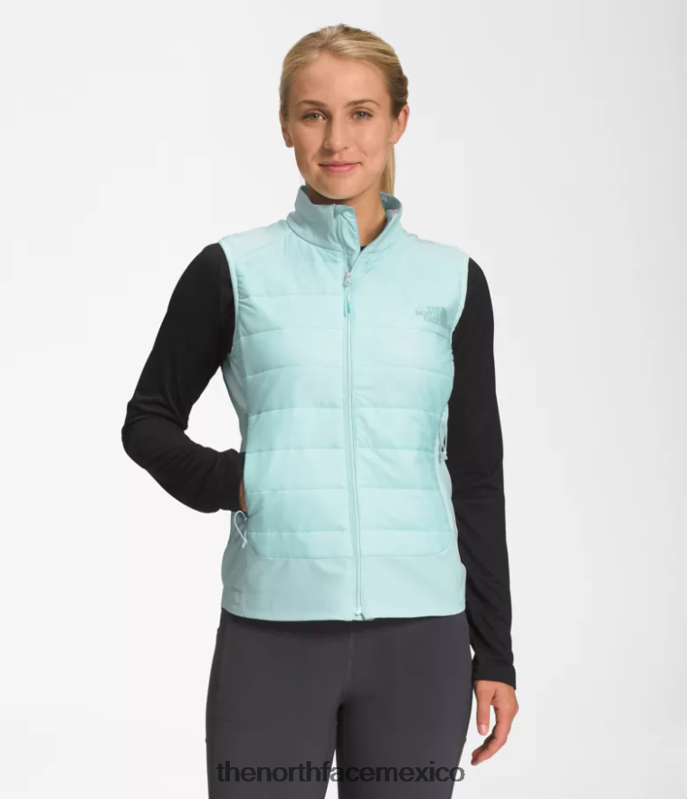 The North Face ropa NFHLJL567 claraboya azul mujer chaleco refugio cala