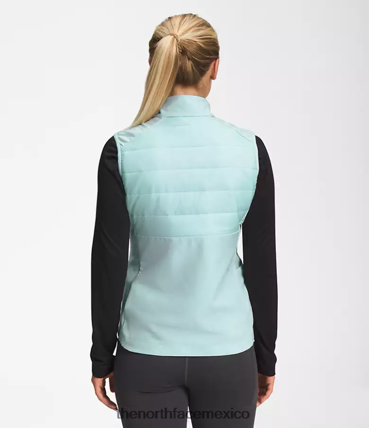 The North Face ropa NFHLJL567 claraboya azul mujer chaleco refugio cala