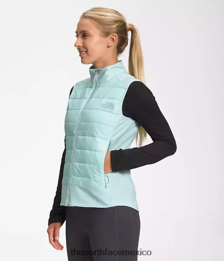 The North Face ropa NFHLJL567 claraboya azul mujer chaleco refugio cala