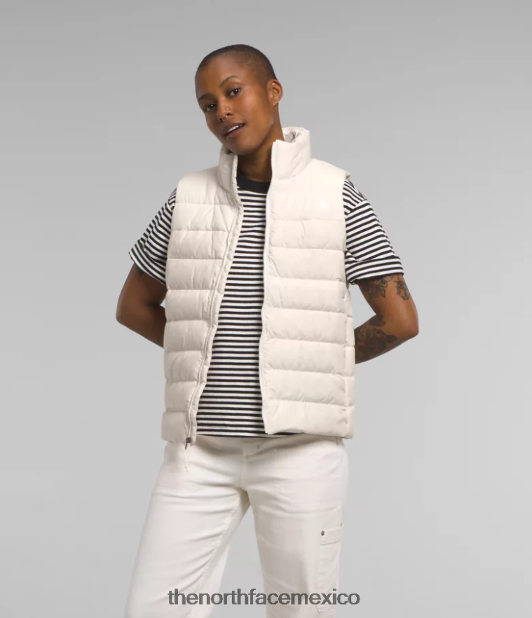 The North Face ropa NFHLJL615 gardenia blanca mujer chaleco aconcagua 3