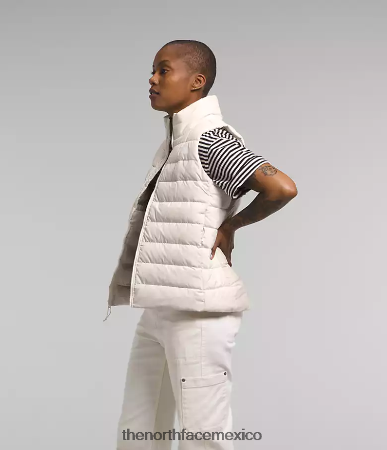 The North Face ropa NFHLJL615 gardenia blanca mujer chaleco aconcagua 3