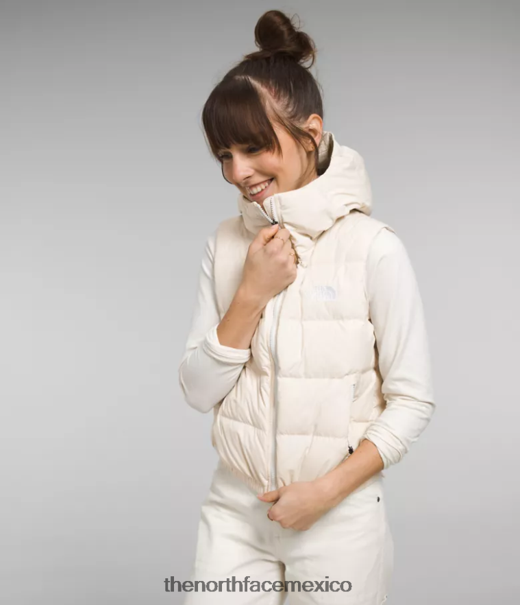 The North Face ropa NFHLJL841 gardenia blanca mujer chaleco de plumas de hidrenalita