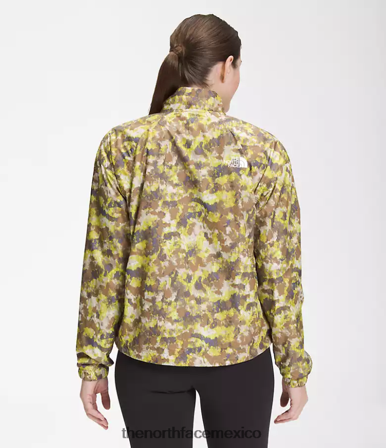 The North Face ropa NFHLJL1020 estampado camp punteado en marrón utilitario mujer jersey hidrenalina 2000
