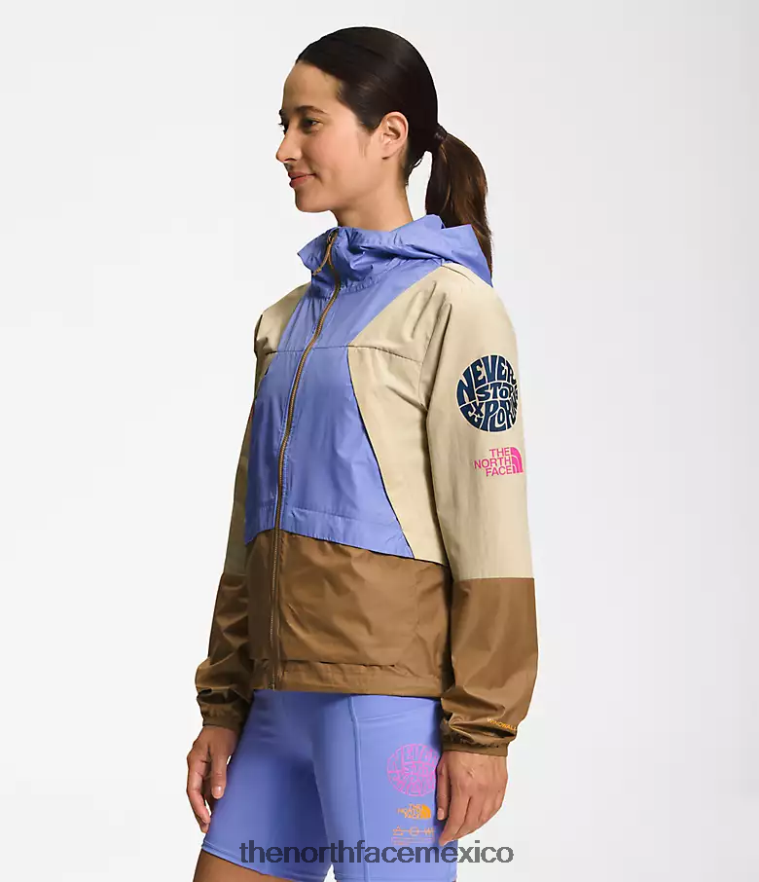 The North Face ropa NFHLJL316 grava/bígaro profundo/marrón utilitario mujer chaqueta cortavientos trailwear