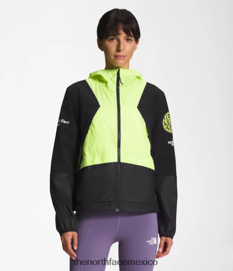 The North Face ropa NFHLJL319 tnf negro/led amarillo mujer chaqueta cortavientos trailwear