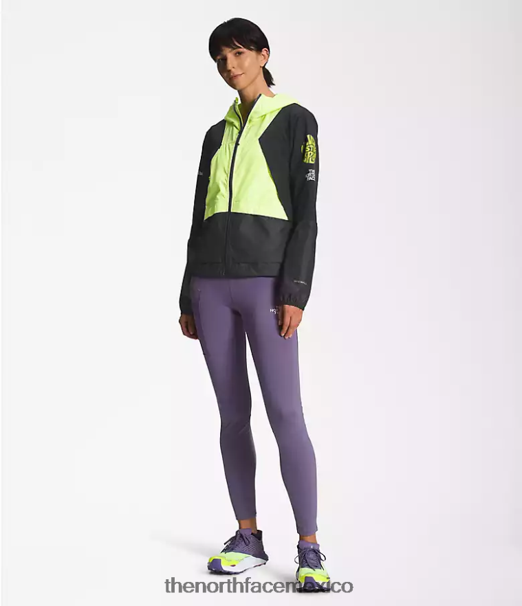 The North Face ropa NFHLJL319 tnf negro/led amarillo mujer chaqueta cortavientos trailwear
