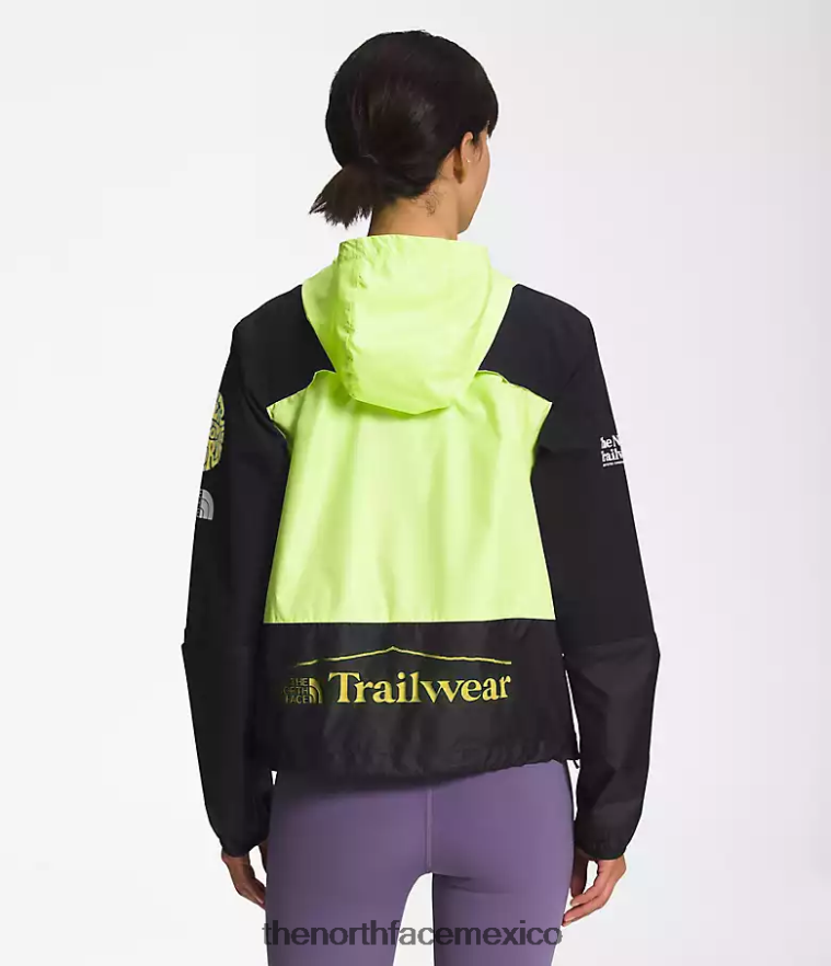 The North Face ropa NFHLJL319 tnf negro/led amarillo mujer chaqueta cortavientos trailwear