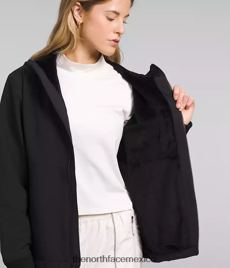 The North Face ropa NFHLJL331 negro mujer sudadera con capucha de shelbe raschel