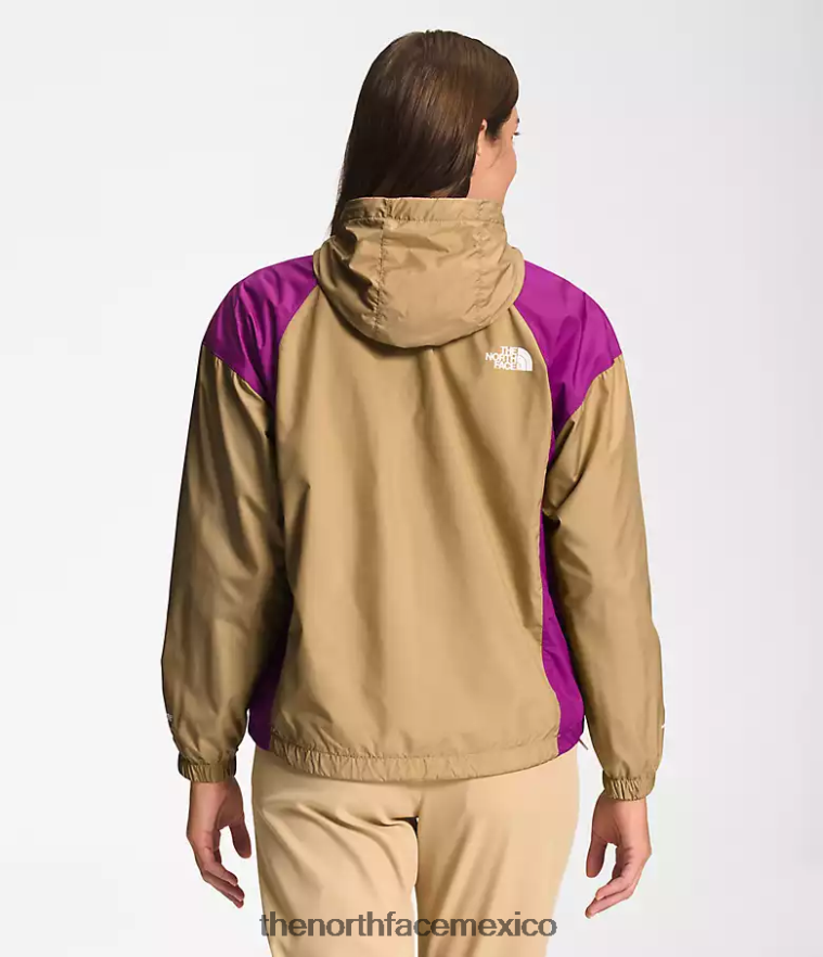The North Face ropa NFHLJL674 piedra caqui/flor de cactus violeta/gardenia blanco mujer chaqueta hidrenalina 2000-25'' de largo