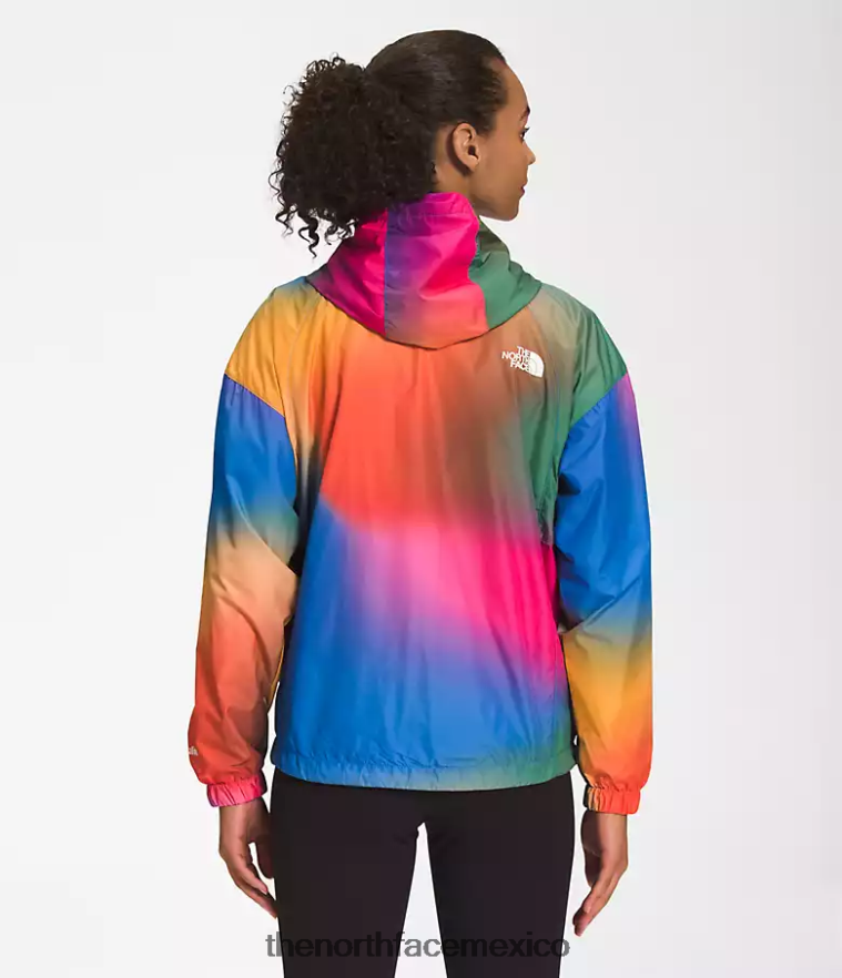 The North Face ropa NFHLJL675 estampado degradado azul supersónico mujer chaqueta hidrenalina 2000-25'' de largo