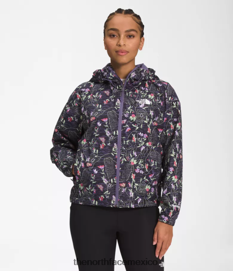 The North Face ropa NFHLJL676 tnf negro iwd imprimir mujer chaqueta hidrenalina 2000-25'' de largo