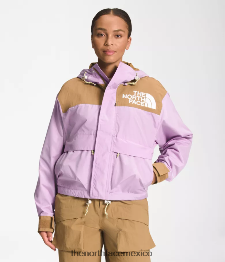 The North Face ropa NFHLJL940 lupino/marrón utilitario mujer Chaqueta corta de montaña 86 low-fi hi-tek