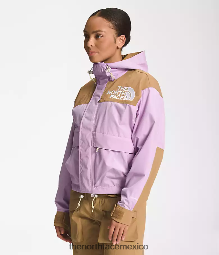 The North Face ropa NFHLJL940 lupino/marrón utilitario mujer Chaqueta corta de montaña 86 low-fi hi-tek