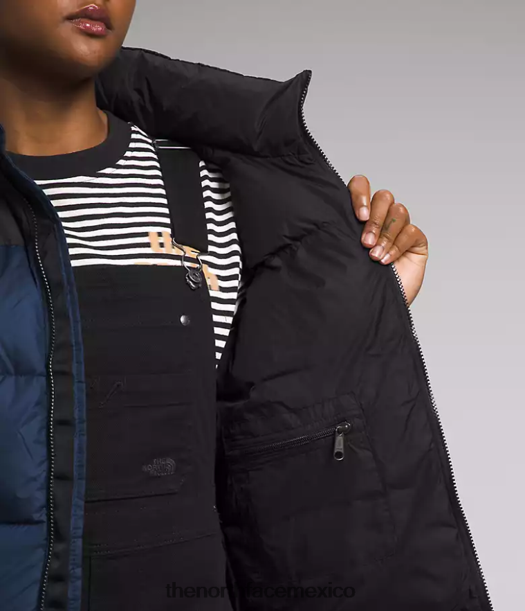 The North Face ropa NFHLJL726 cumbre azul marino/tnf negro mujer chaqueta retro nuptse 1996