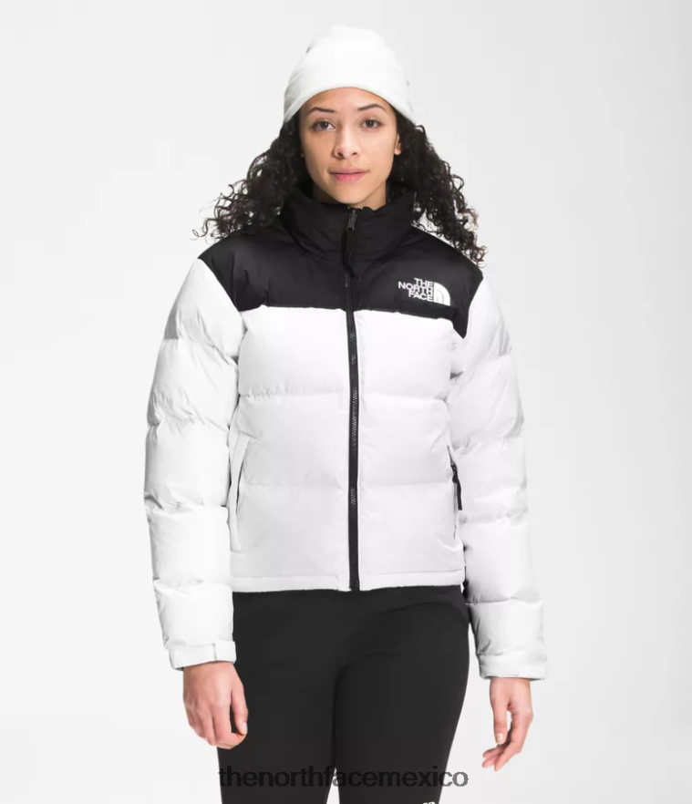 The North Face ropa NFHLJL727 blanco mujer chaqueta retro nuptse 1996