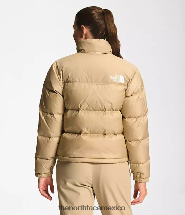 The North Face ropa NFHLJL731 piedra caqui mujer chaqueta retro nuptse 1996