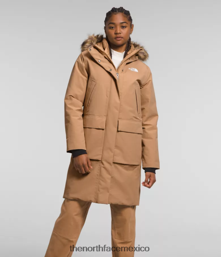 The North Face ropa NFHLJL1313 mantequilla de almendras mujer parka ártica premium